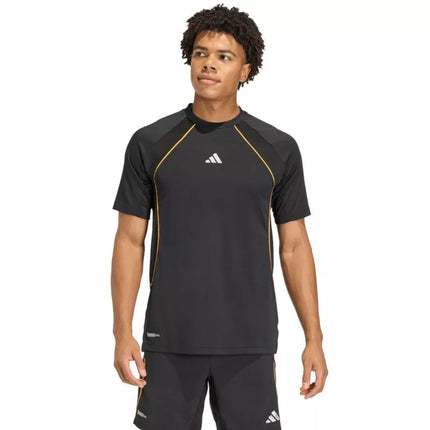 Vyriški adidas Tech Apparel Climacool marškinėliai, juodi, KF3379