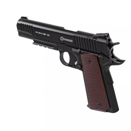 RANGER 1911 M45A1 CQBP air pistol k.4.5BBs 21-shot METAL SLIDE KWC