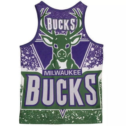 Mitchell & Ness NBA Milwaukee Bucks Men's Sleeveless Tank Top