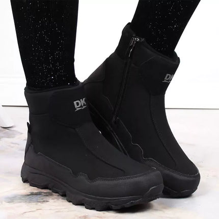 DK Jr DK58A Waterproof Insulated Snow Boots, Black