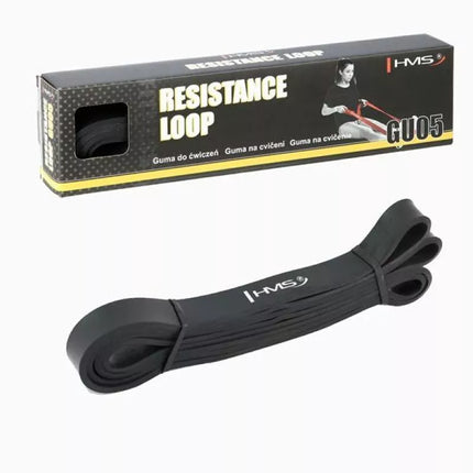 Gimnastikos  gumos HMS GU05 JUODA 22 x 4.5 x 2080 MM 17-33-022