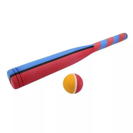 Putplastinė beisbolo lazda su kamuoliuku