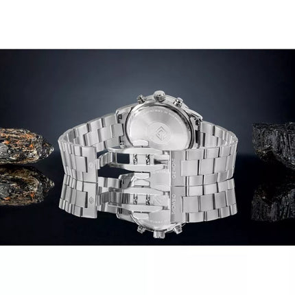 Vyriškas laikrodis Giewont Chronograph Safyrinis Sidabro Mėlynas GW4580-B3