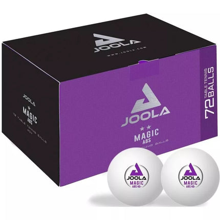JOOLA MAGIC ABS stalo teniso kamuoliukai, 72 vnt., balti