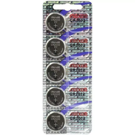 CR2032 MAXELL baterija pakuotėje po 5 vnt. kaina už blisterį