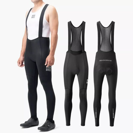 Rockbros 200021 Long Cycling Bib Shorts with Pad Size XXXL - Black