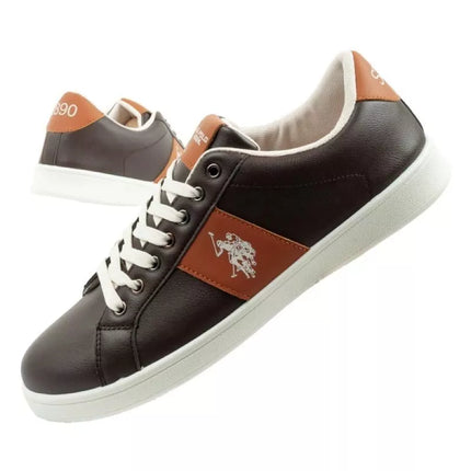 US Polo Assn. vyriški laisvalaikio bateliai, madingi, rudi, patogūs