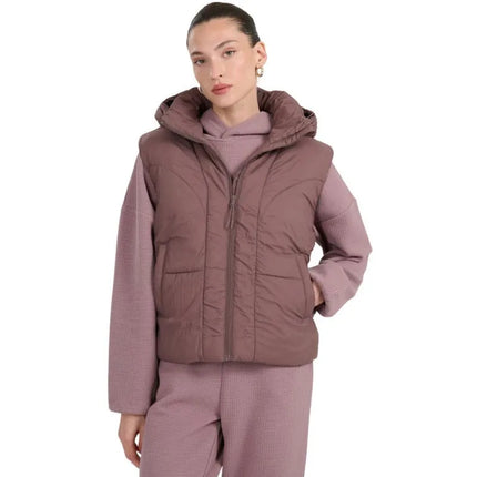 Women's vest 4F F299 dark brown 4FWAW25TVJAF299 80S