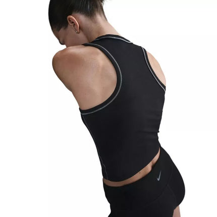 Nike Dri-Fit One Fit Crop marškinėliai trumpi W IB7886 010