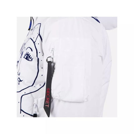 Rossignol W Yety Fleece bomber striukė balta