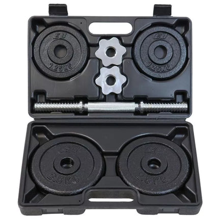 KETAUS HANTELIS 10 KG ENERO FIT CASE