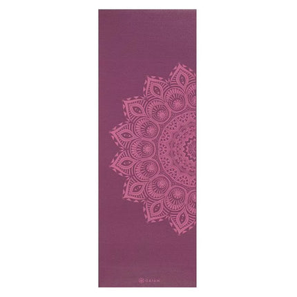 Violetinė mandalos jogos kilimėlis 6mm GAIAM 62202