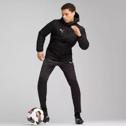 Puma Team Additions Vyriškis su gobtuvu dygsniuota striukė Juoda 659795 03