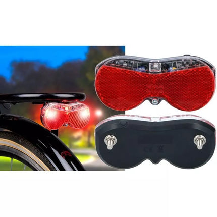 DUNLOP 3 LED REAR BIKE LIGHT