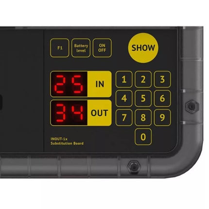 Elektroninė žaidėjo keitimo lenta – dvipusė