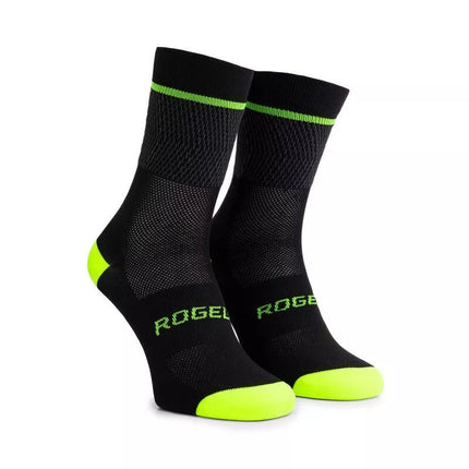 Rogelli HERO II kojinės juodos-fluorescentinės 40-43