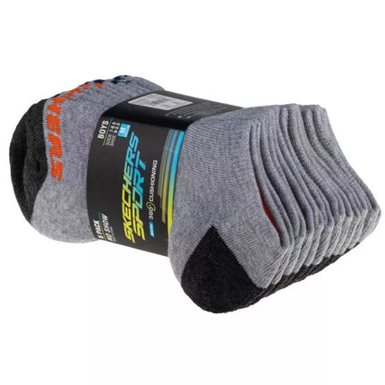 Skechers 6pk No Show Socks S108264-GRY