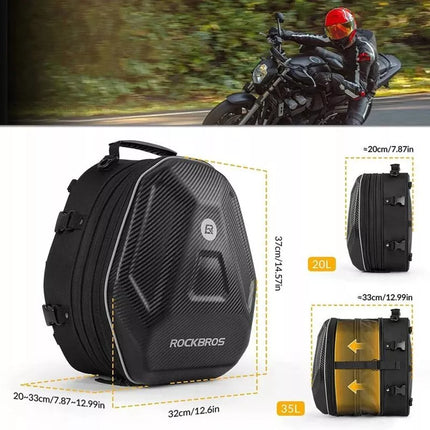 Rockbros 30140026001 motociklo kuro bako krepšys 35 l - juodas