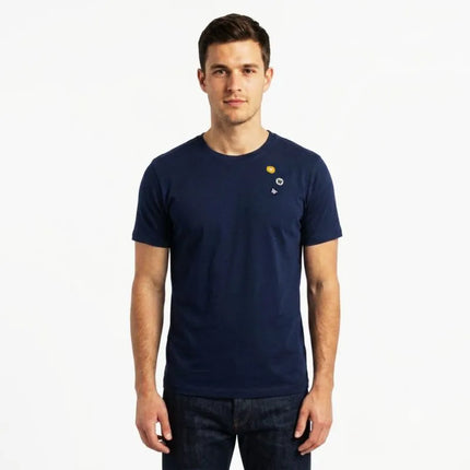 Wood Wood Ace patches T-shirt Navy - 10235704-2222-Navy