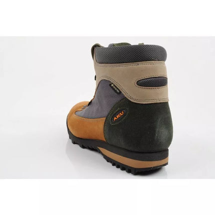 Aku women's Slope GTX leather ankle boots, brown, gray