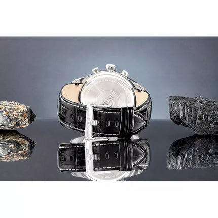 Men's Watch Giewont Chronograph Sapphire Silver Black GW7650-A2