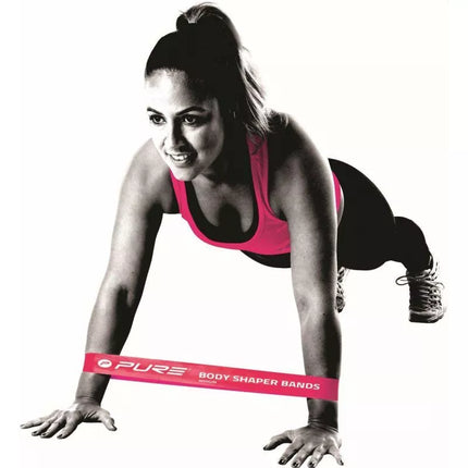 FITNESS CROSSFIT MINI JUOSTŲ RINKINYS 3 VNT. MOTERIMS PURE 2 IMPROVE