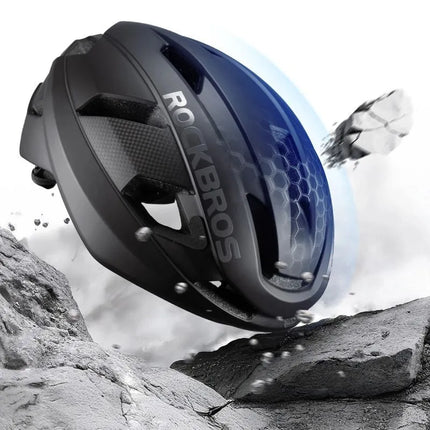 Rockbros LK-15 Carbon Fiber Bike Helmet 58-62cm - Black