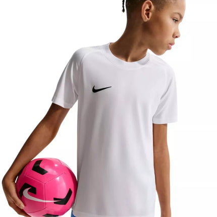 Nike Dri-Fit Park VIII vaikiškas marškinėlis baltas HV8182 100