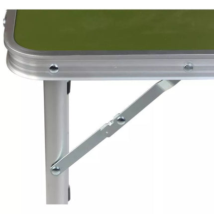SULANKSTOMAS KEMPINGO STALAS 120X60X70/62/55CM ŽALIAS
