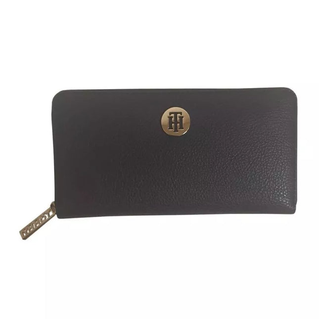 Tommy Hilfiger Moteriška TH Core Didelė Juoda Piniginė - AW0AW08011 CJM