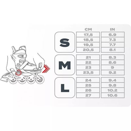 Meteor 4in1 Kremas M 34-37 Riedučiai