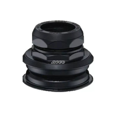 NECO 1 1/8'' h128 juodas pusiau integruotas vairalazdės/vairo kolonėlės komplektas