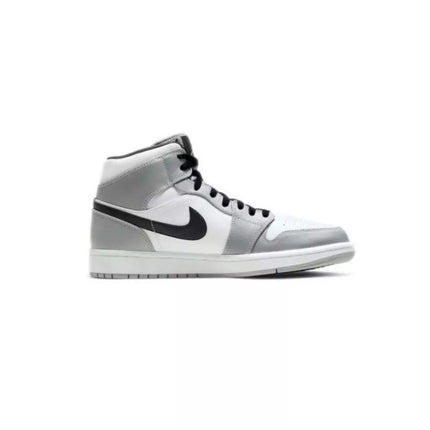Vyrų Air Jordan 1 Mid Light Smoke Grey batai - 554724-092