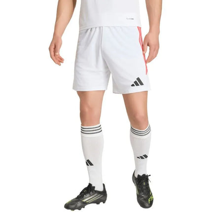 Vyrų adidas Tiro 26 League Match šortai, balti ir raudoni, KR0365