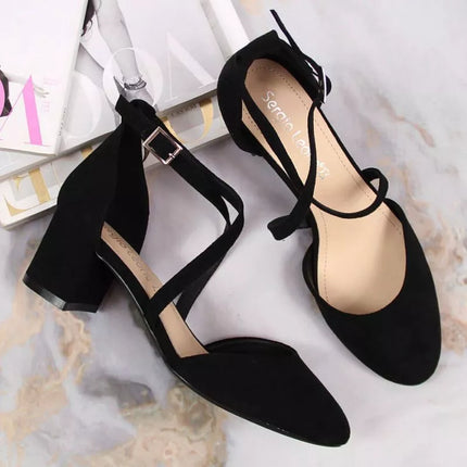 Sergio Leone W SK365A juodi sandalai su dirželiais