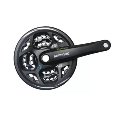 Švaistiklių komplektas SHIMANO FCM311 48x38x28 juodas