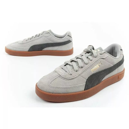 Puma Club II Era vyriški sportbačiai, odiniai, pilki