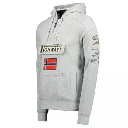 Geographical Norway 3/4 Gymclass džemperis 100 M WU4184H/GN B-Grey