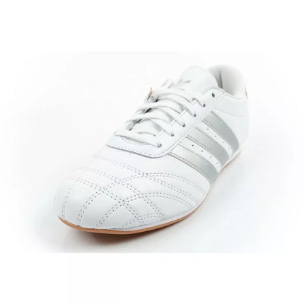 Adidas women's sports shoes Taekwondo Lace white fashionable leather