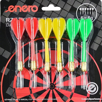 DARTS METAL DARTS 6g SET 6 PCS ENERO