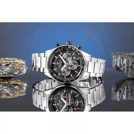Men's Watch Giewont Chronograph Sapphire Silver Black GW9140-B1