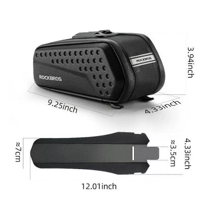 Rockbros bike saddle bag with mudguard