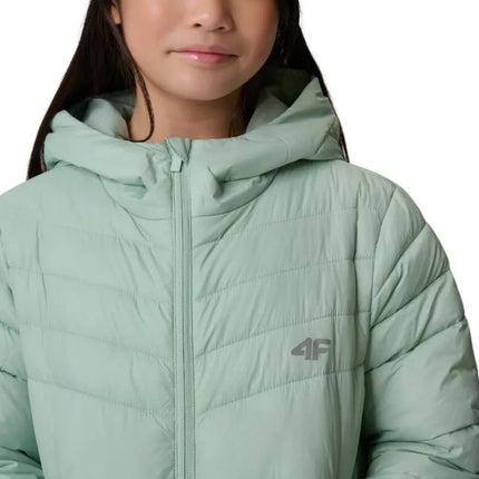 Jacket for girls 4F F0739 mint 4FJWSS26TDJAF0739 47S