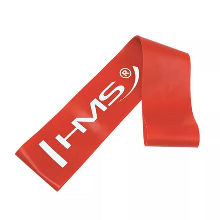 Sportinė gumos juosta HMS GU04 RAUDONA 0.7 x 50 x 600 MM 17-33-011
