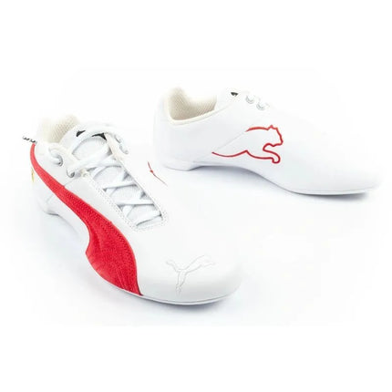 Puma men's sports shoes Ferrari Future Cat white natural leather fashionable