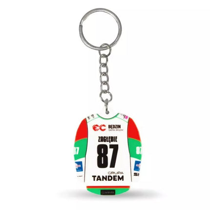 Zagłębie Sosnowiec marškinėlių raktų pakabukas (namų) SREBBREKH-ZS