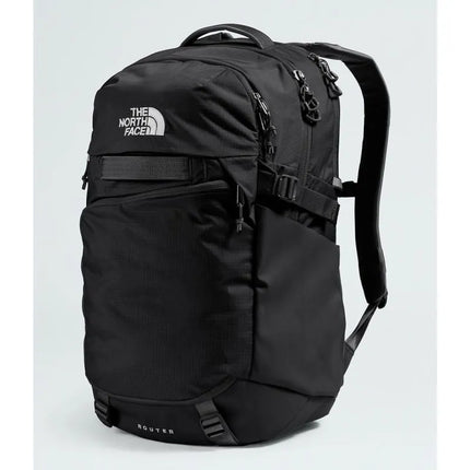 The North Face Router kuprinė, juoda, nailonas, perdirbtas poliesteris