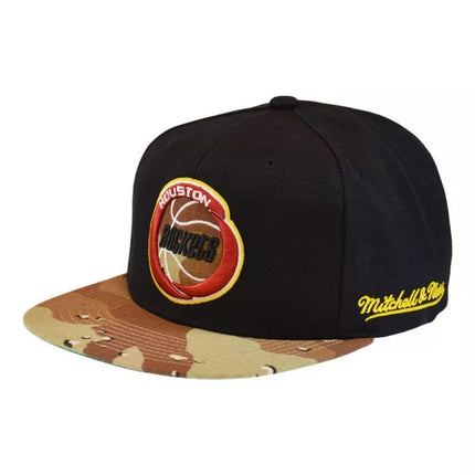 Mitchell & Ness NBA HWC Houston Rockets Šokoladinė Kamufliažinė Kepuraitė - HHSS1101-HROYYPPPBLCK