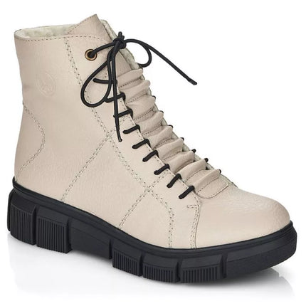 Rieker W X3428 suomi auliniai batai smėlio spalvos