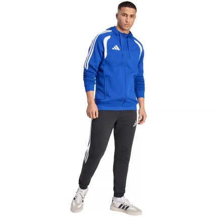 Men's adidas Tiro 26 League Sweat Full Zip Hoodie Blue KF9105